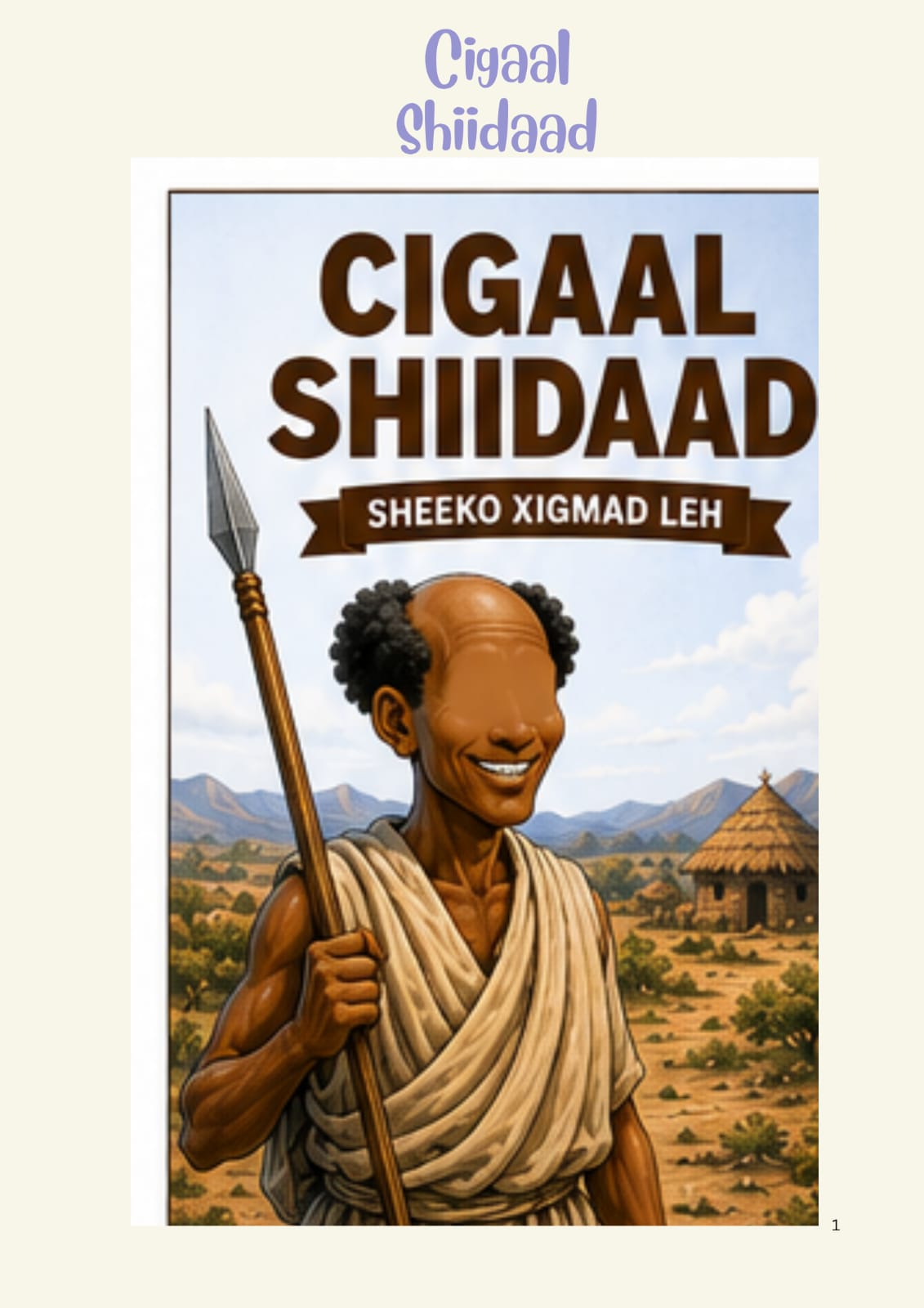 Cover of Cigaal Shiidaad - Sheeko Xigmad Leh